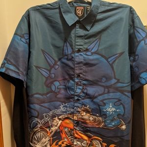 Gear 7 youth 18 long sleeved shirt motorcycle top